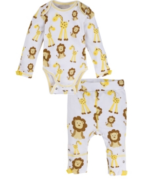 Miracle Baby Boys and Girls Long Sleeve Bodysuit and Pant Outfit