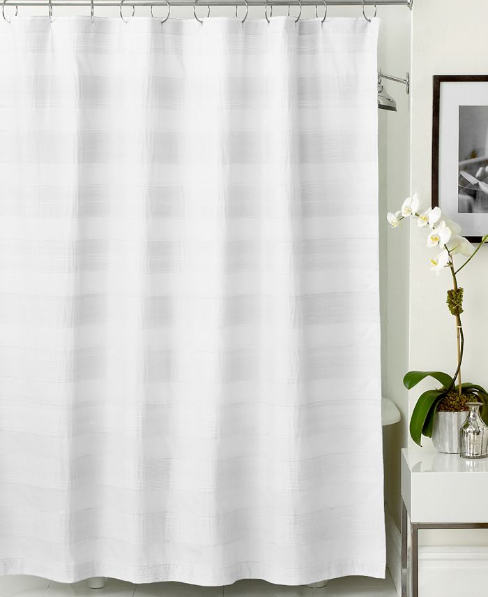 Hotel Collection Woven Pleat Shower Curtain Macy s