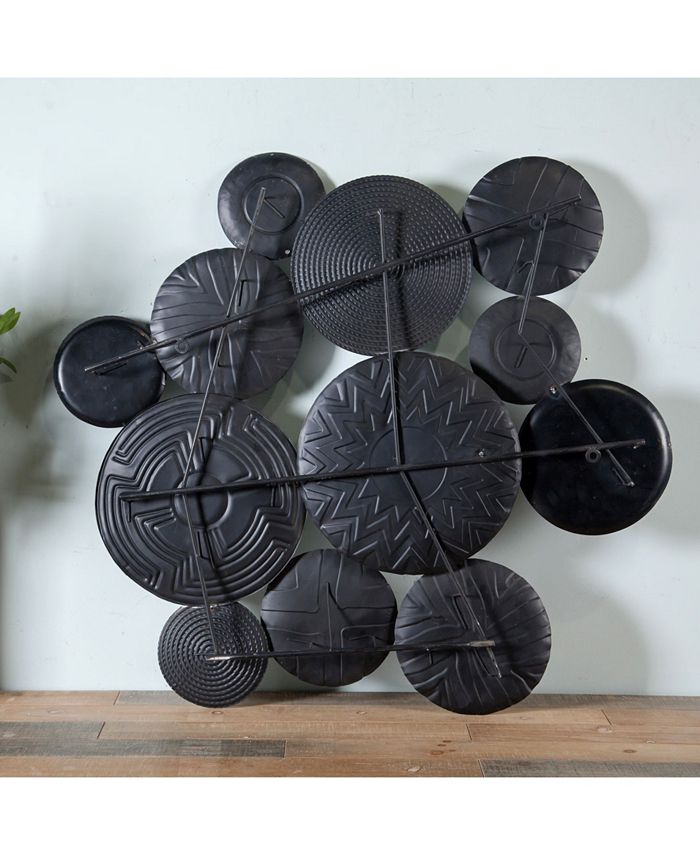 Luxen Home Abstract Metal Wall Art Macy's