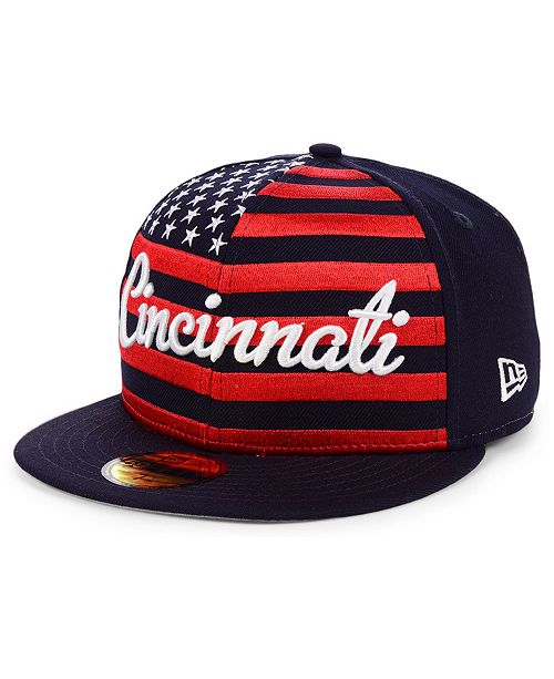 New Era Cincinnati Reds Retro Big Flag 59fifty Cap Reviews Sports Fan Shop By Lids Men Macy S