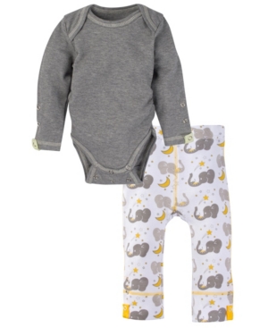 Miracle Baby Boys and Girls Long Sleeve Bodysuit and Pant Outfit