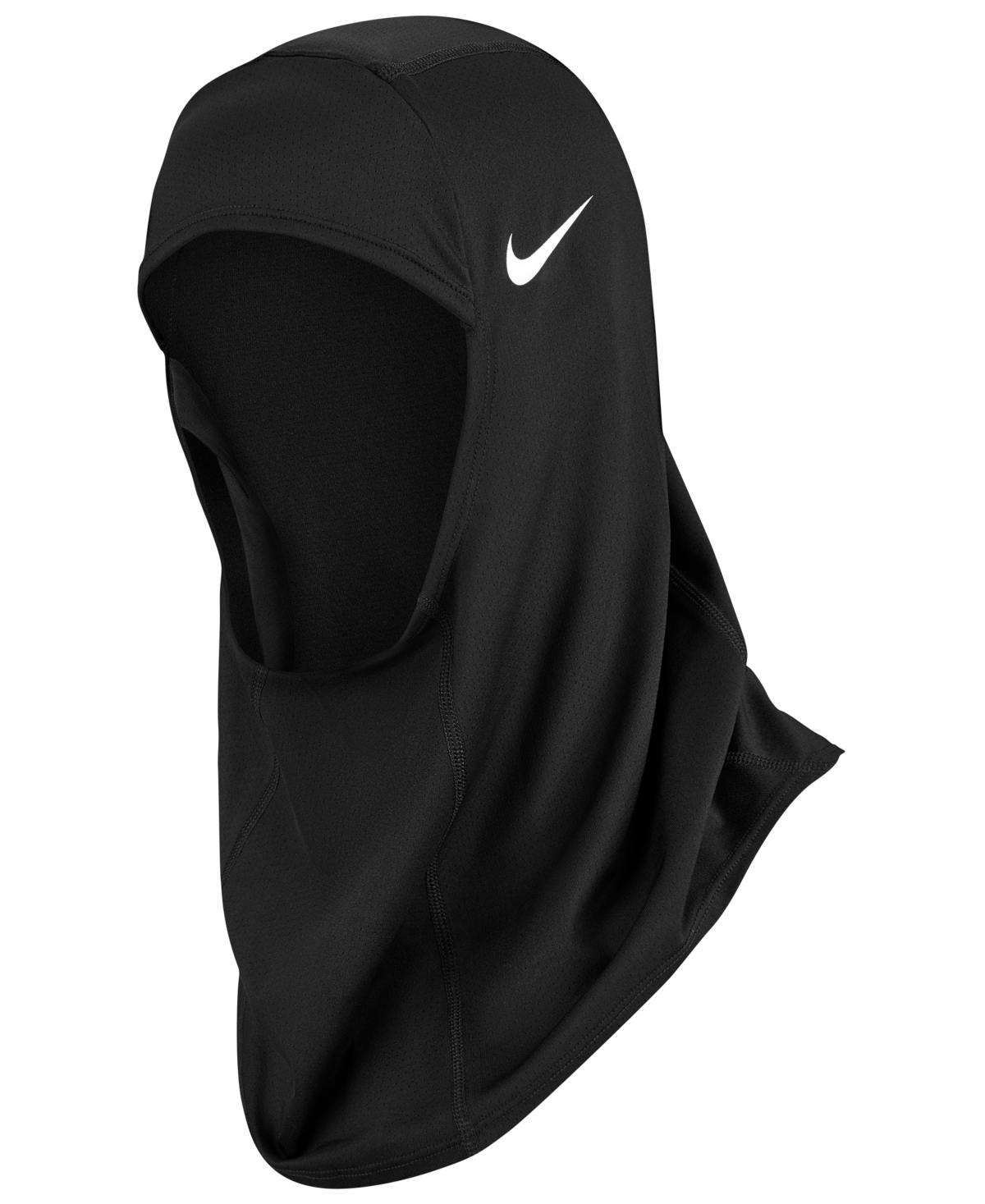 Nike Women's Victory Swim Hijab In Black,whit
