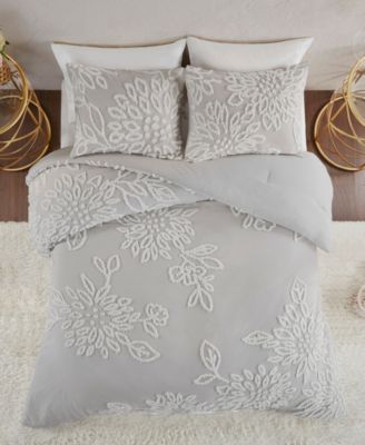 Veronica Floral Tufted 3-Pc. Comforter Set, King/California King
