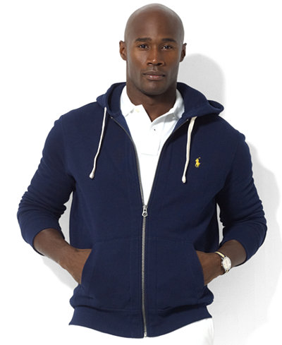 Polo Ralph Lauren Men's Big and Tall Classic Fleece Full Zip Hoodie ...