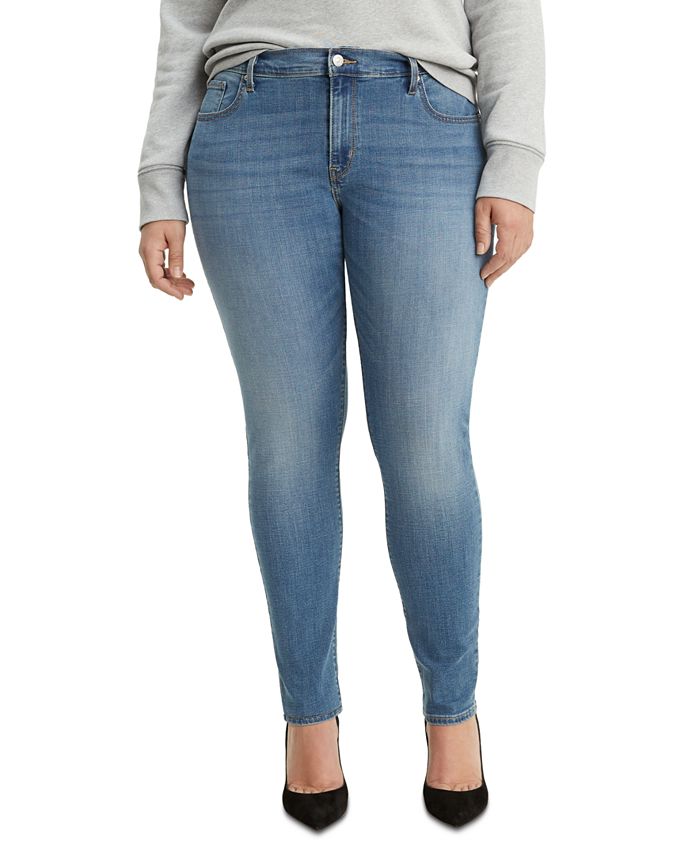 Levi's 711 Trendy Plus Skinny Jeans & Reviews - Jeans - Plus Sizes - Macy's