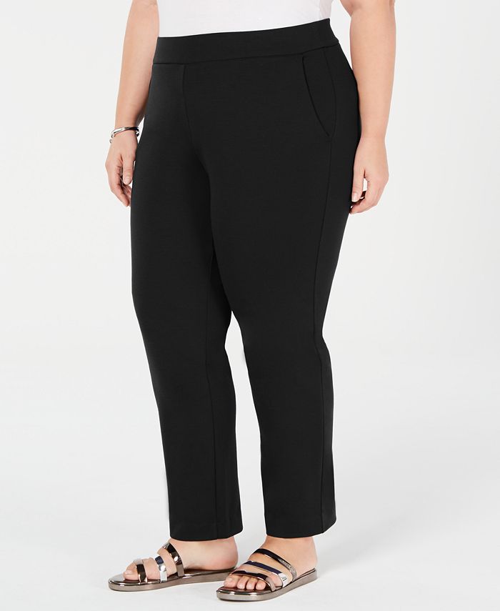 Michael Kors Plus Size Pull-On Pants - Macy's