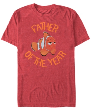Disney Men's Pixar Finding Dory Marlin Father of The Year Short Sleeve T-Shirt