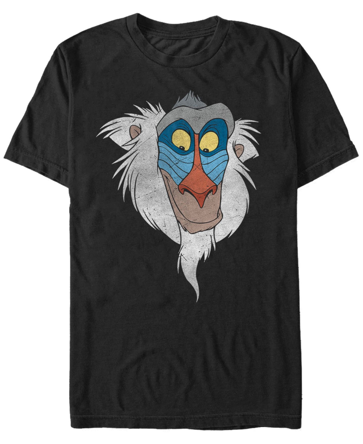 Мужская футболка Fifth Sun Disney The Lion King Rafiki Portrait Short Sleeve, цвет: Чёрный — фото 1