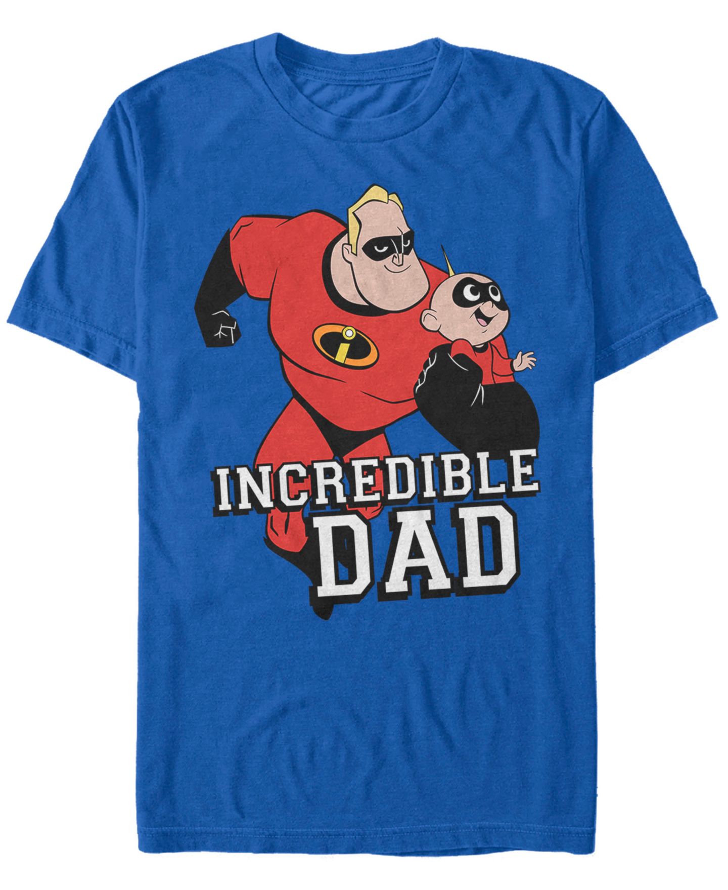 Мужская футболка Fifth Sun Disney Pixar The Incredibles Hero Dad Short Sleeve, цвет: Королевский синий — фото 1