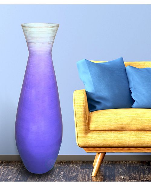 Uniquewise Bamboo Floor Vase 28 Tall Reviews Vases Home