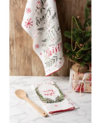 Assorted Noel Printed Dishtowel Set