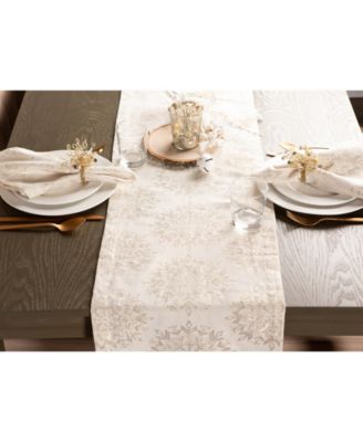 Winter Sparkle Jacquard Table Runner
