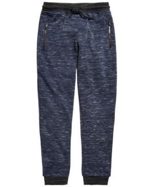 image of Big Boys Alfie Zip Pocket Space Dye Knit Jogger Pant