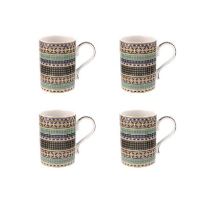 Portmeirion - Atrium Geo Mug, Set of 4