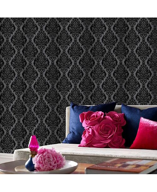 Graham Brown Graham Brown Kinky Vintage Naughty Noir Wallpaper