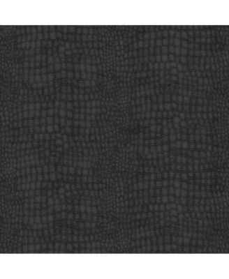 Graham Brown Crocodile Black Wallpaper