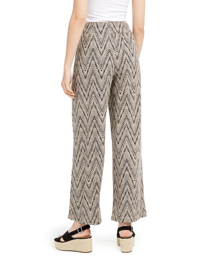 NY Collection Petite HardwareTrim Printed Pants Macy's