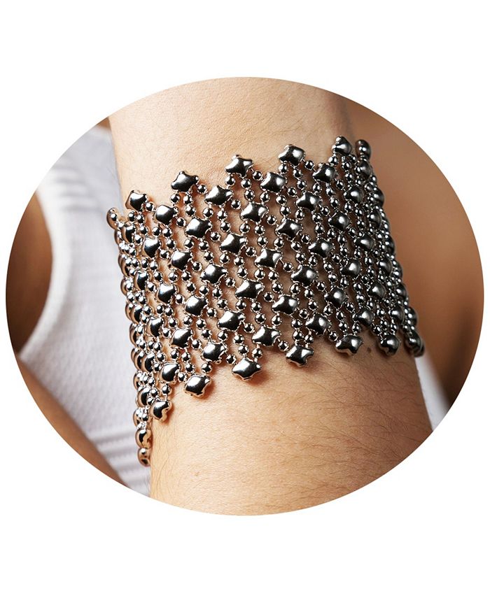 Metal mesh bracelet clearance