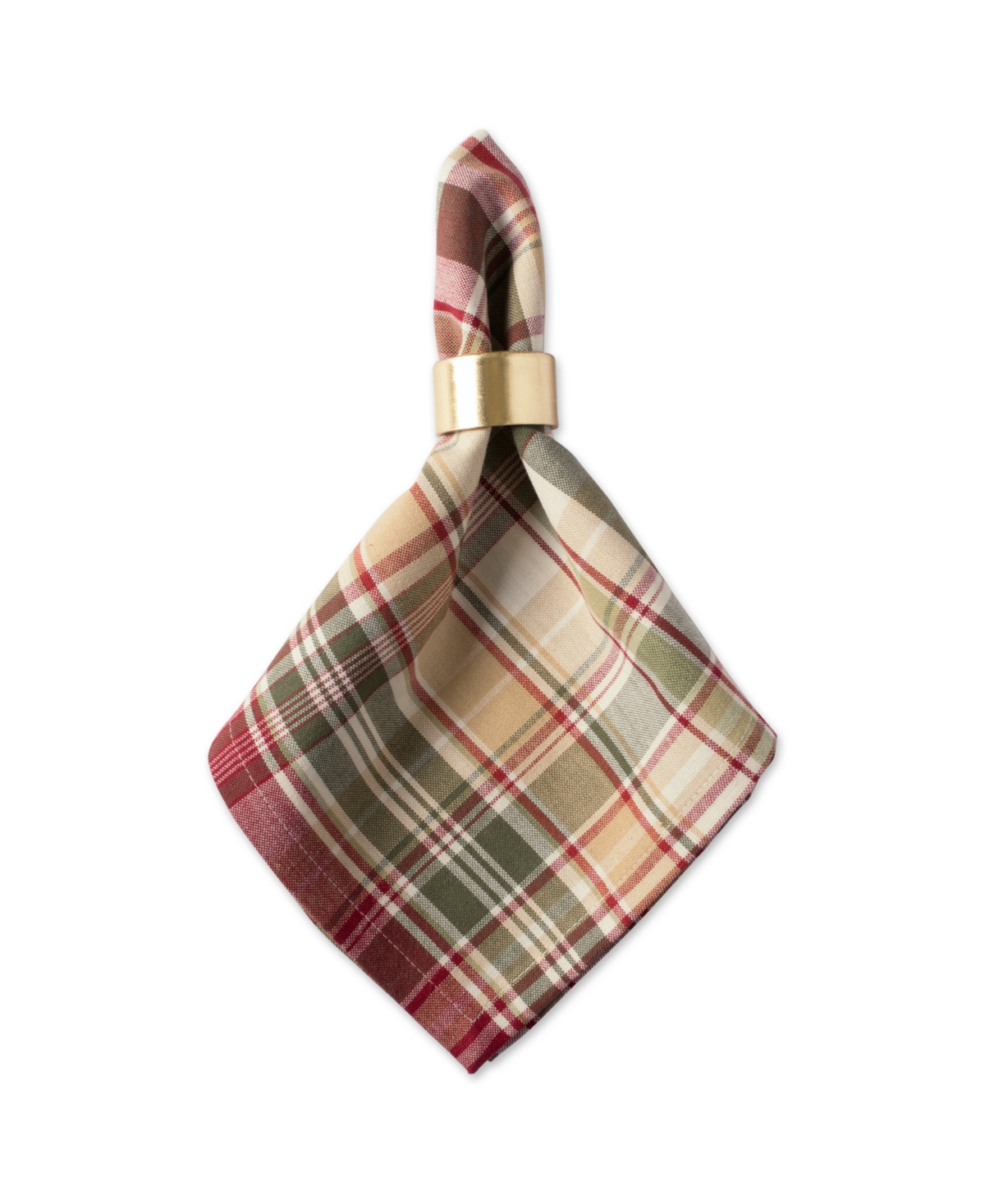 Design Imports Give Thanks Plaid Napkin, Set of 6
