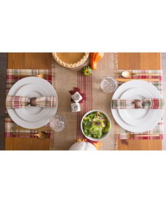 Give Thanks Plaid Napkin, Set of 6