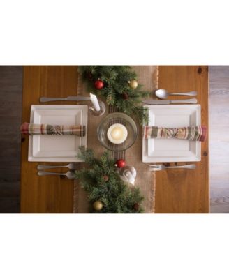 Give Thanks Plaid Napkin, Set of 6