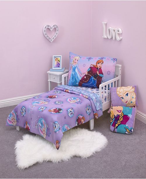 Disney Frozen 4 Piece Toddler Bedding Set Reviews Bed In A