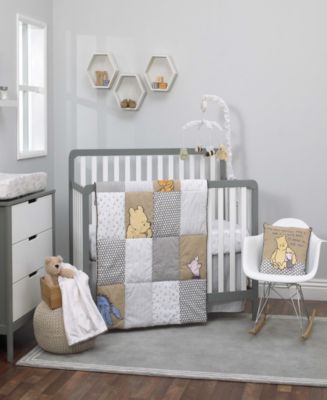 Classic pooh crib bedding best sale