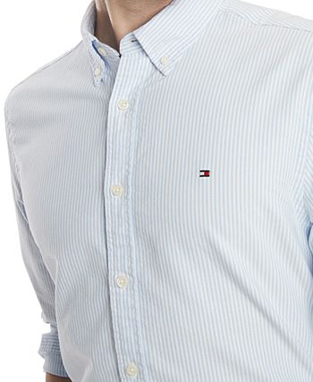 Tommy Hilfiger Men's New England Stripe Shirt, Created for Macy's ...