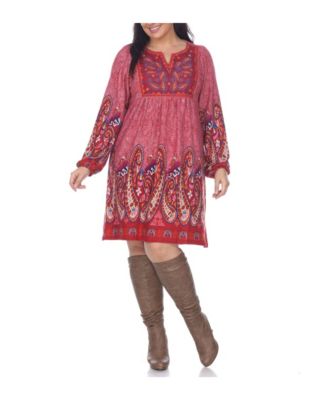 embroidered womens dress