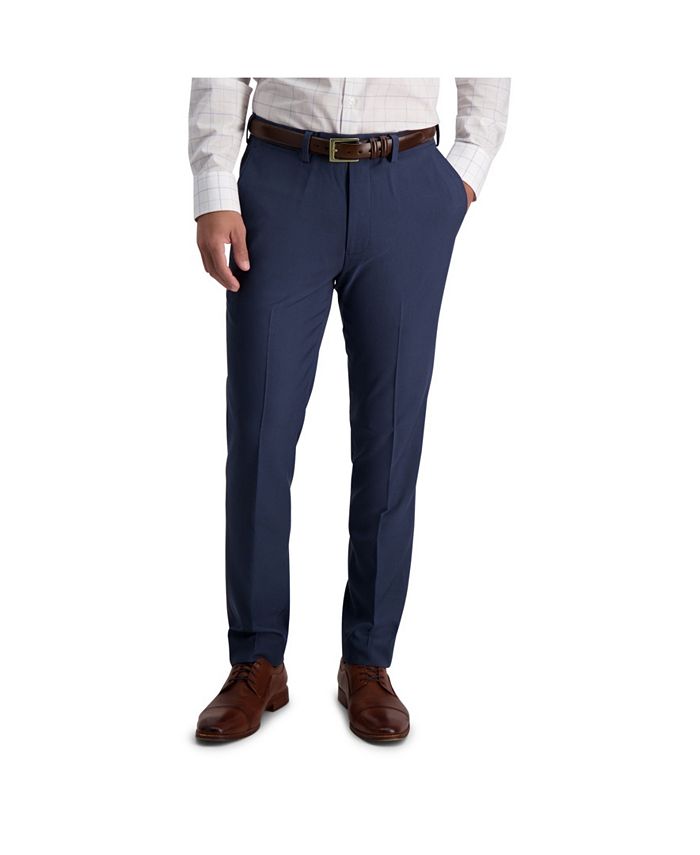 Kenneth Cole REACTION Pantaloni Uomo Slim Fit Con Cintura Elastica – Tessuto Elasticizzato, Tasche Frontali, Colore Scuro - 5