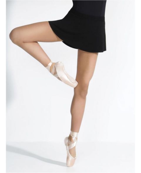Женская юбка Capezio Curved Pull-On, цвет: Чёрный
