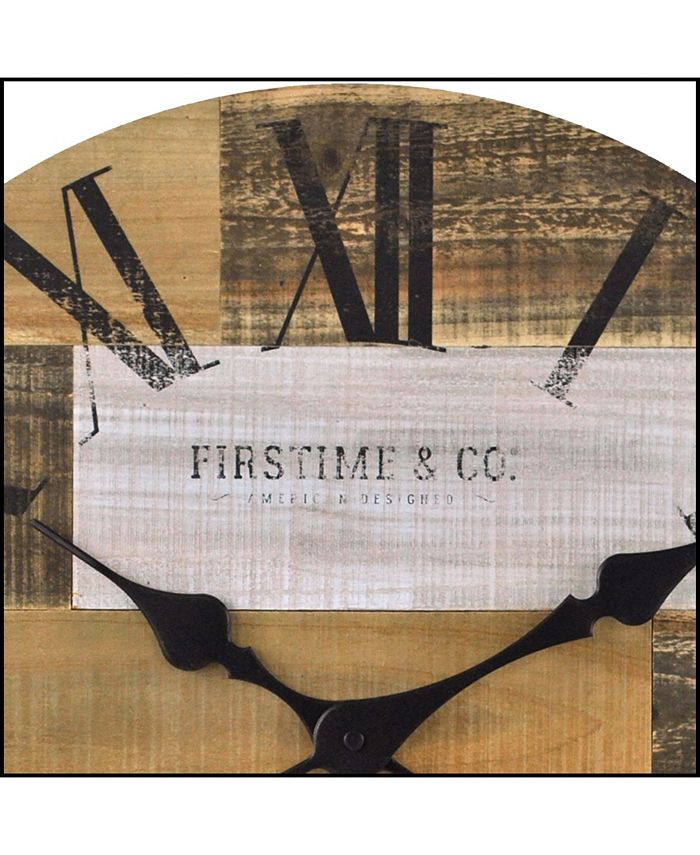 FIRSTIME & CO 18" Pallets Wall Clock Macy's