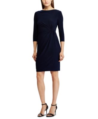 ralph lauren twisted knot dress