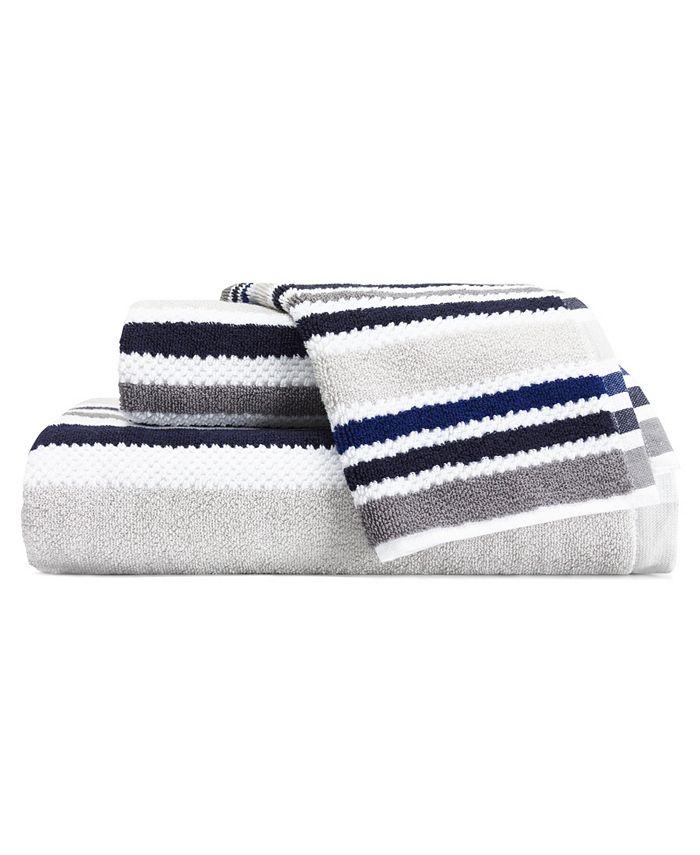 Nautica Jules Grey 3-Pc. Towel Set - Macy's