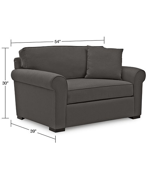 Furniture Astra 59 Fabric Chair Bed Created For Macy S Reviews