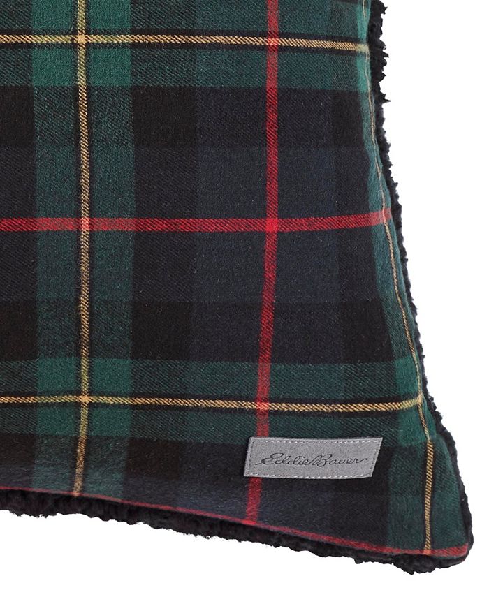 Eddie Bauer Mountain Pine Tartan Dark Green Throw Pillow Macy's
