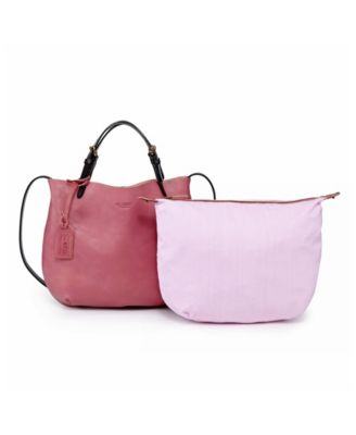 Women's Genuine Leather Dip Dye Tote