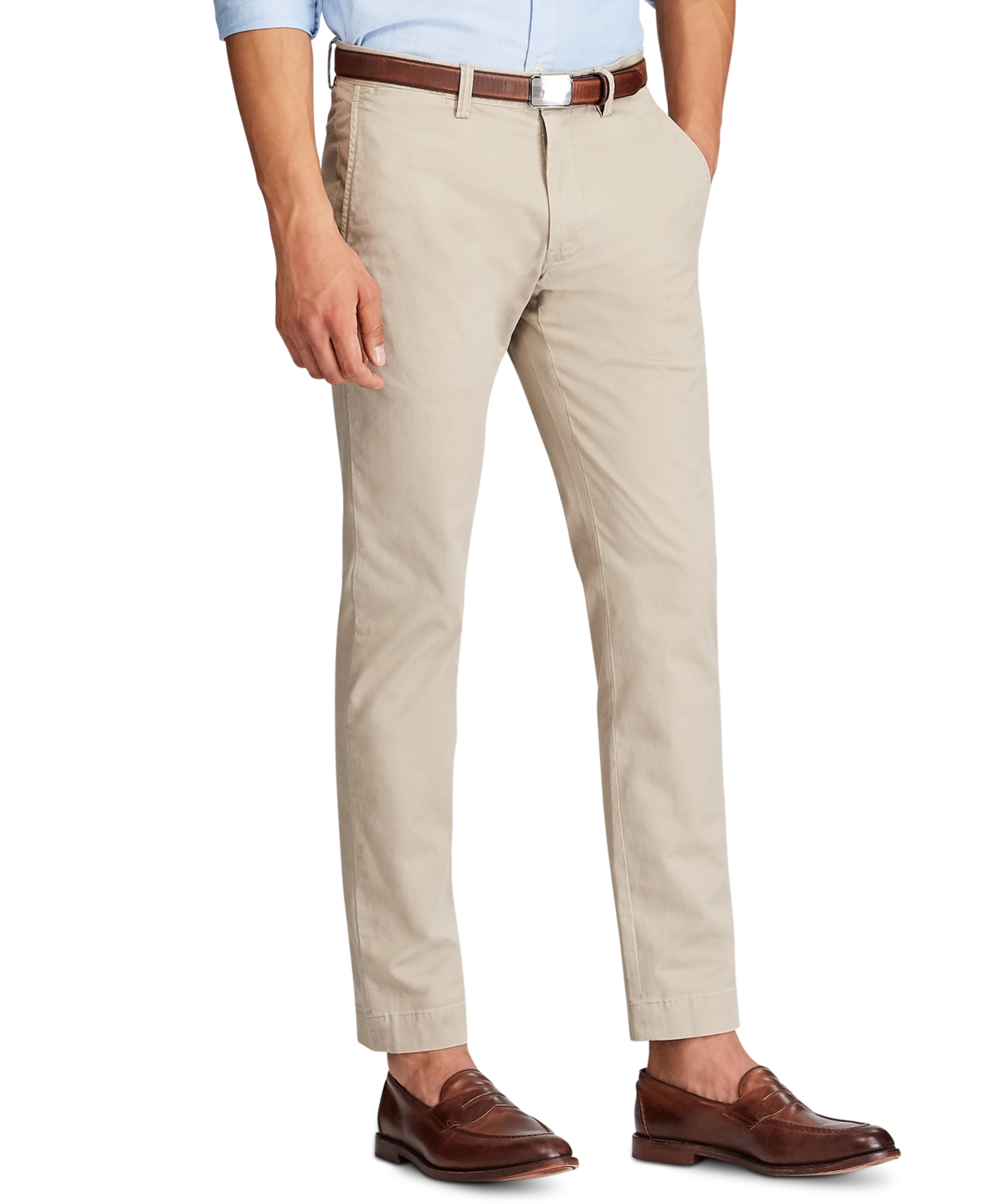 Polo Ralph Lauren Men's Slim-fit Stretch Chino Pants In Khaki Tan