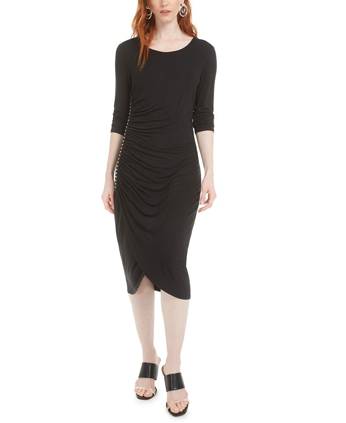 Bar III Studded Bodycon Dress, Created for Macy's & Reviews - Dresses ...