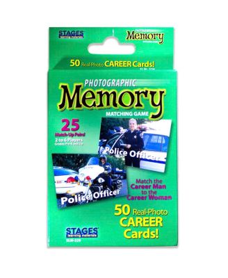Stages Learning Materials - Picture Memory Card Game - Careers