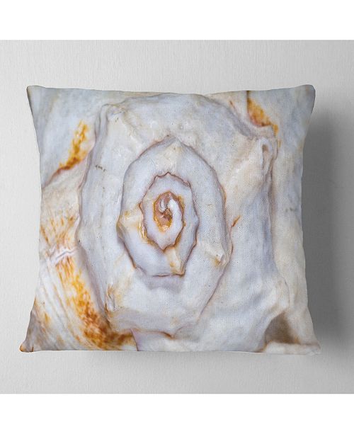 Design Art Designart Great Skeleton Of Sea Shell Animal Throw