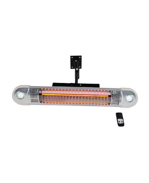 Ener G Infrared Electric Outdoor Heater Wall Mounted With Led
