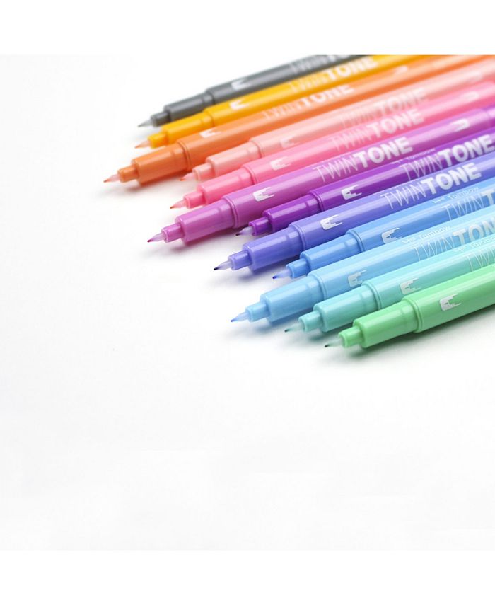 Tombow twintone marker set clearance