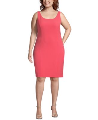 Tahari ASL Plus Size Wrap-Jacket Dress Suit