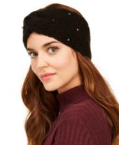 Black Earmuffs Winter Headband Women S Hats You Will Love Macy S