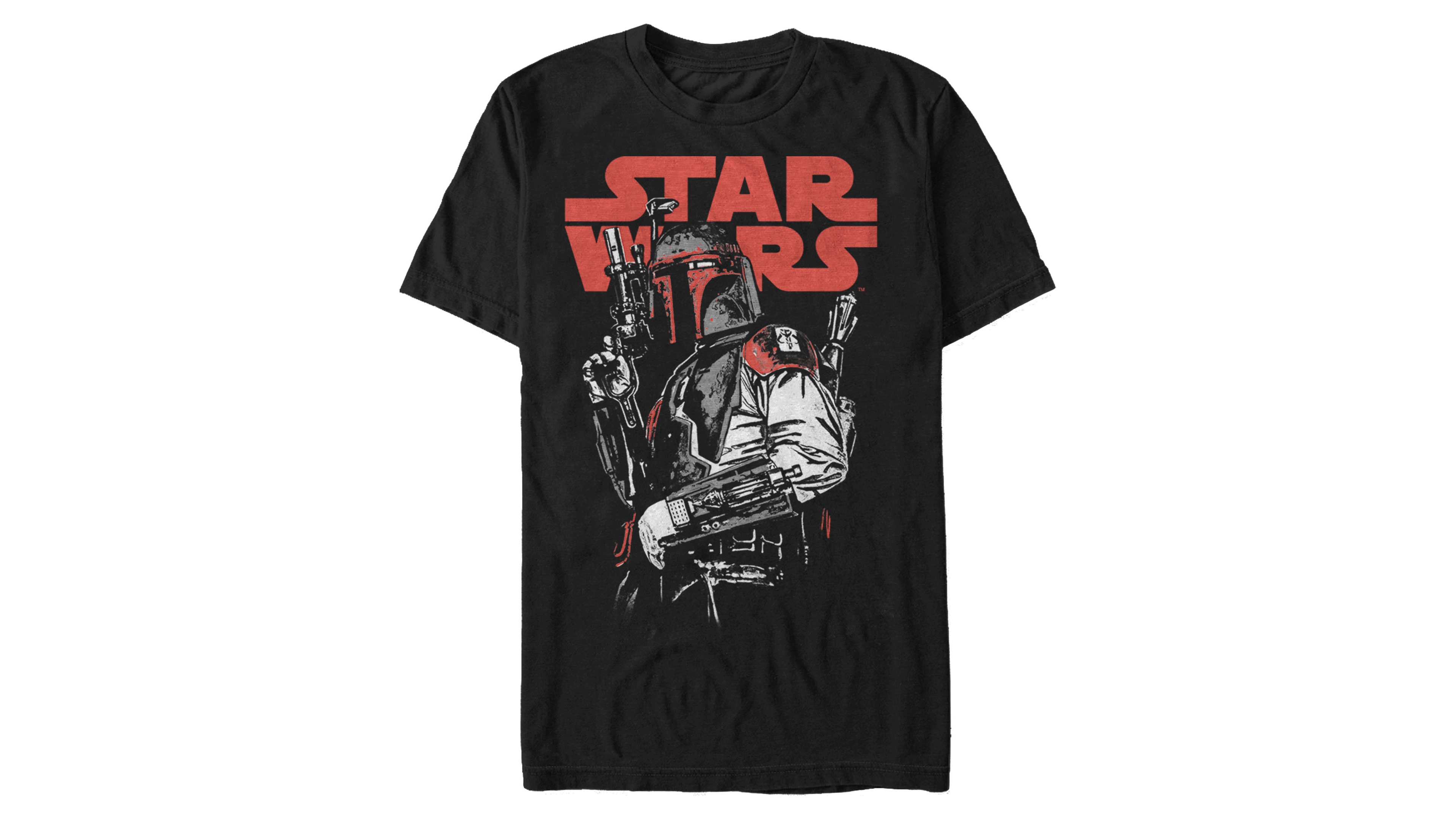 Star Wars Men's Classic Boba Fett Bounty Hunter Short Sleeve T-Shirt