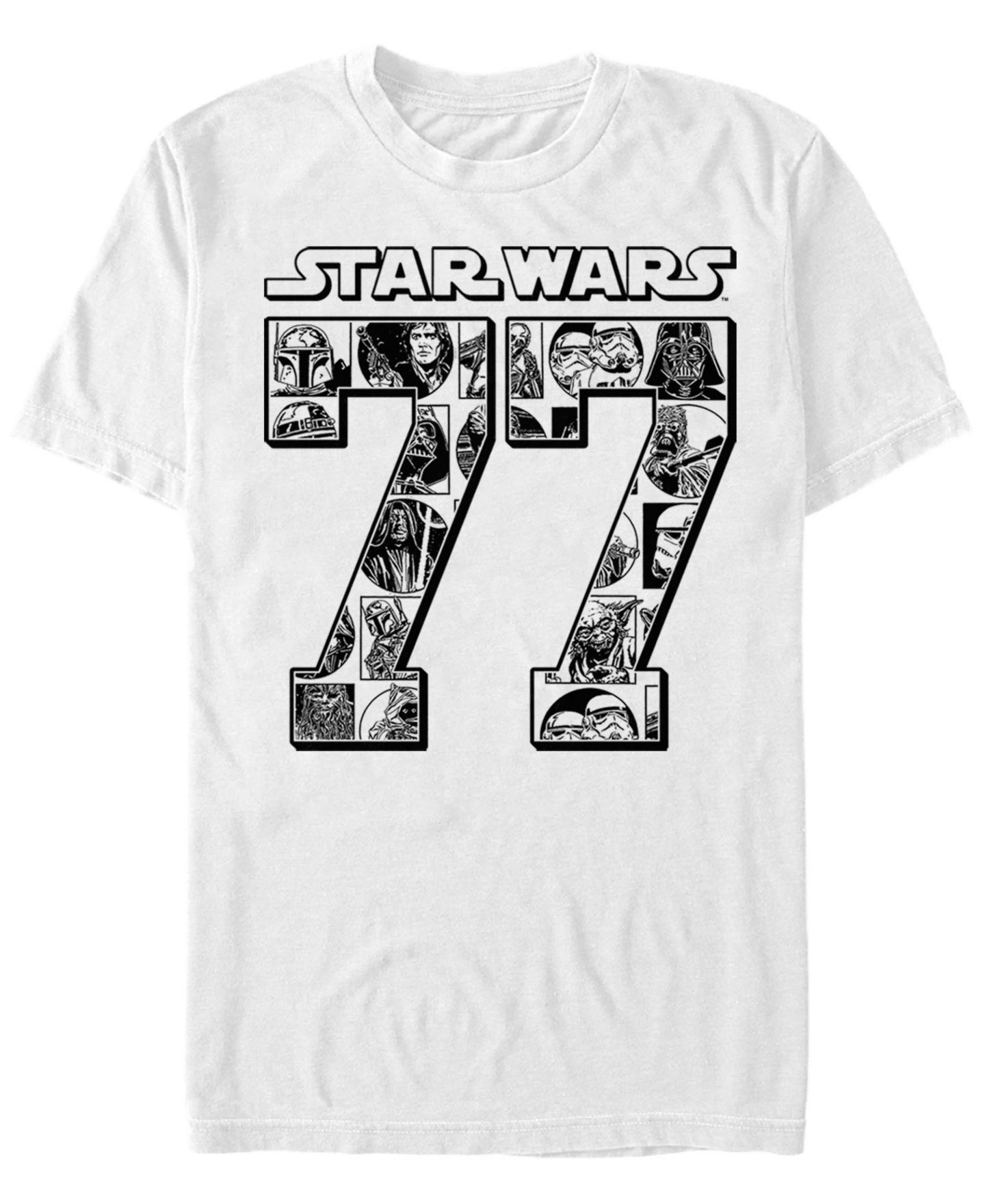 Мужская футболка Fifth Sun Star Wars Classic Comical Since 77 Short Sleeve, цвет: Белый — фото 1