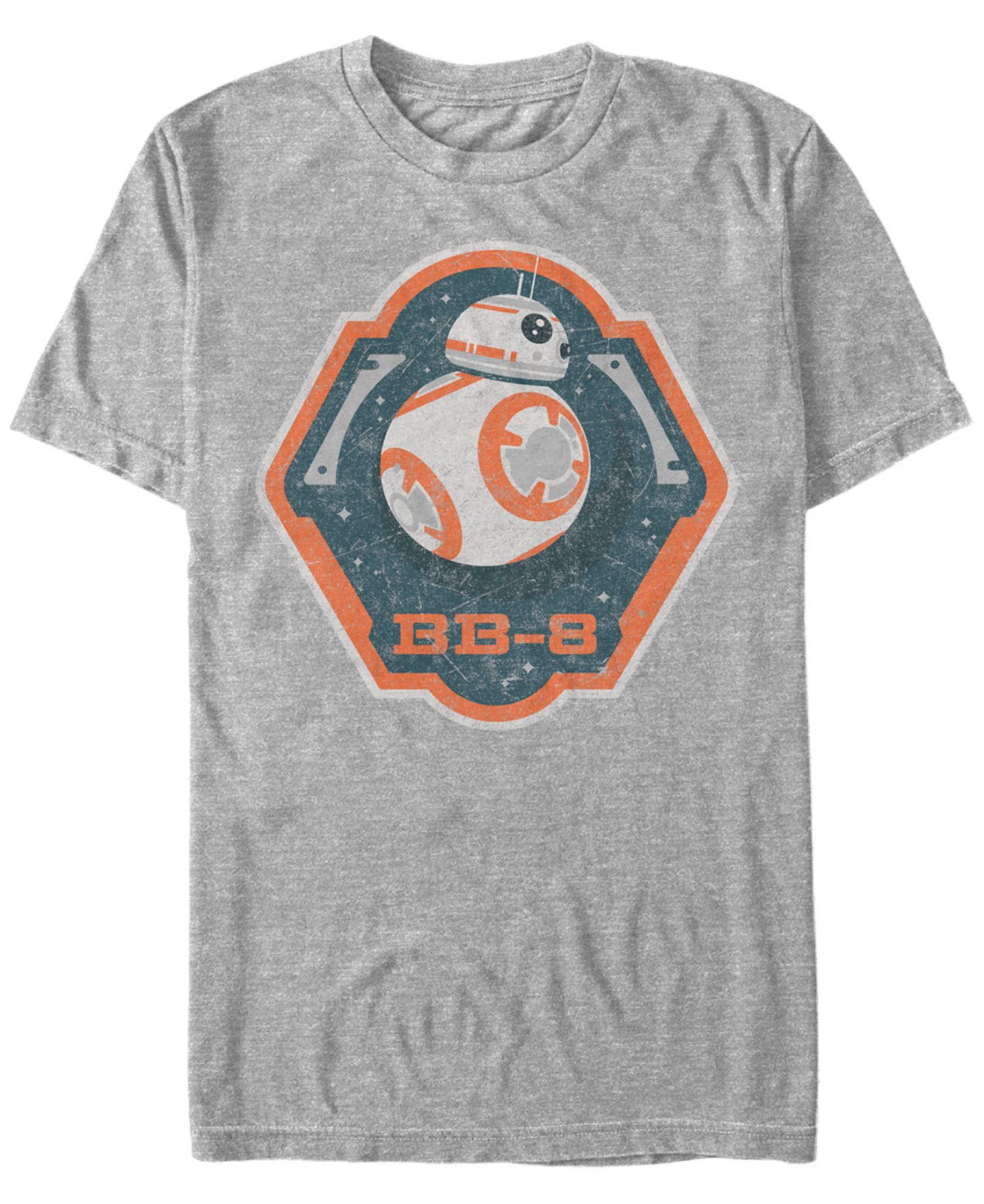 Мужская футболка Fifth Sun Star Wars Bb-8 Badge Logo Short Sleeve, цвет: Серый — фото 1