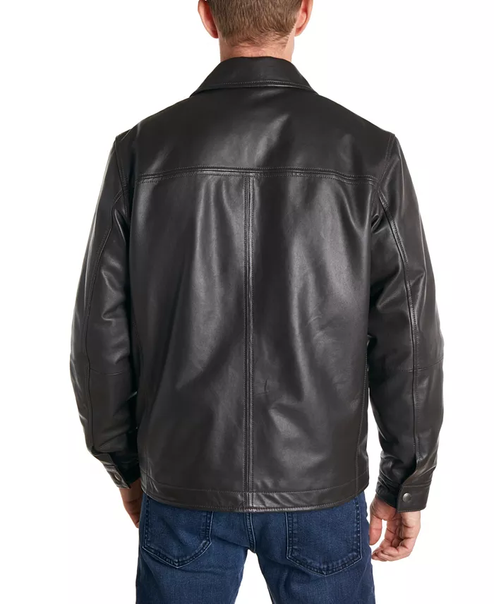 Men's Classic Leather Jacket - thumbnail 5