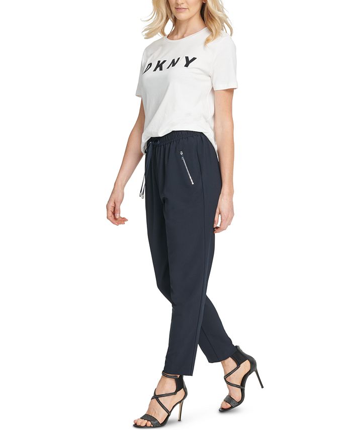 DKNY Drawstring Ankle Pants Macy's